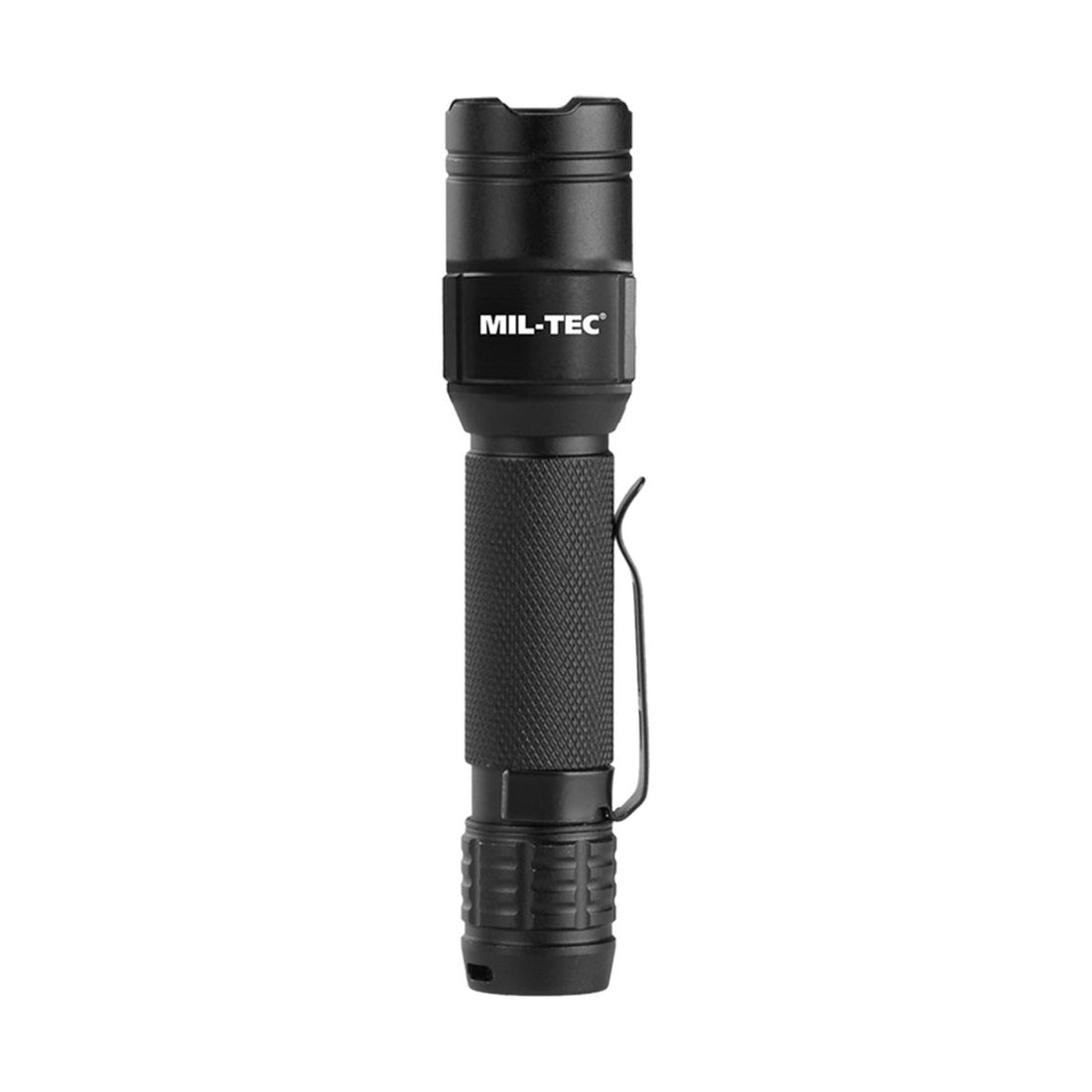 MIL-TEC Taktische Taschenlampe 450 Lumen USB-C wiederaufladbar Tail Switch Cree