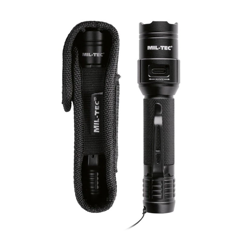 Lampe Torche LED MIL-TEC Anglehead Olive - Neuve - Résiste à L'eau