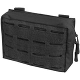 Mil-Tec Tactical Utility Laser Cut Belt Bouch Molle Type Zwart Webbing Bag Small