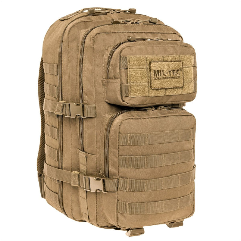 Mil-Tec US ASSALT TATTICAL VEACK TATTICAL 36L Ergonomic FORMATO SHOFE PADDED