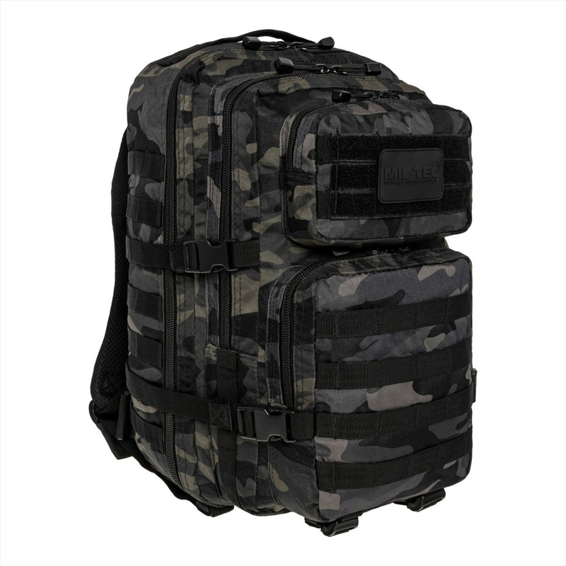 Mil-Tec US ASSALT TATTICAL VEACK TATTICAL 36L Ergonomic FORMATO SHOFE PADDED