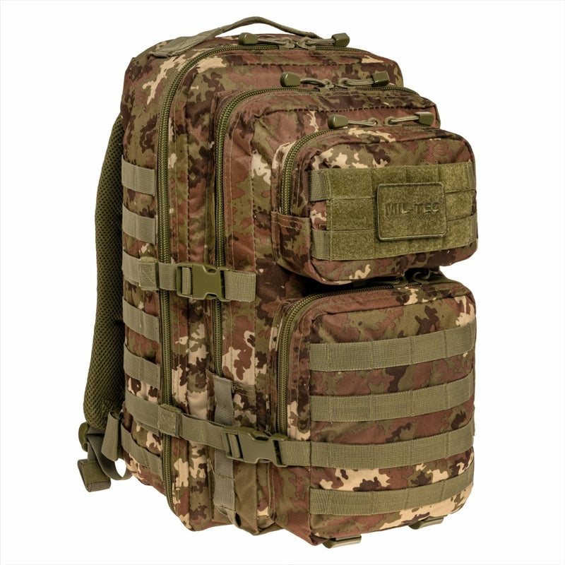 Mil-Tec US ASSALT TATTICAL VEACK TATTICAL 36L Ergonomic FORMATO SHOFE PADDED