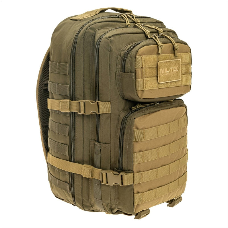 Mil-Tec US ASSALT TATTICAL VEACK TATTICAL 36L Ergonomic FORMATO SHOFE PADDED