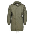 MIL-TEC US Militärstil M51 Parka mit Kapuze, gestepptes, herausnehmbares Futter, oliv NEU