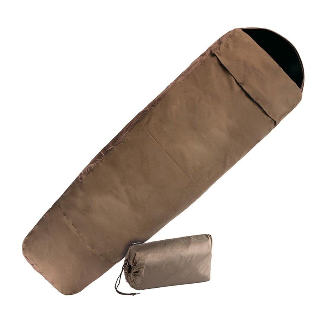 MIL-TEC Wasserdichter, atmungsaktiver Schlafsack, 3-lagiger Laminatbezug, Coyote