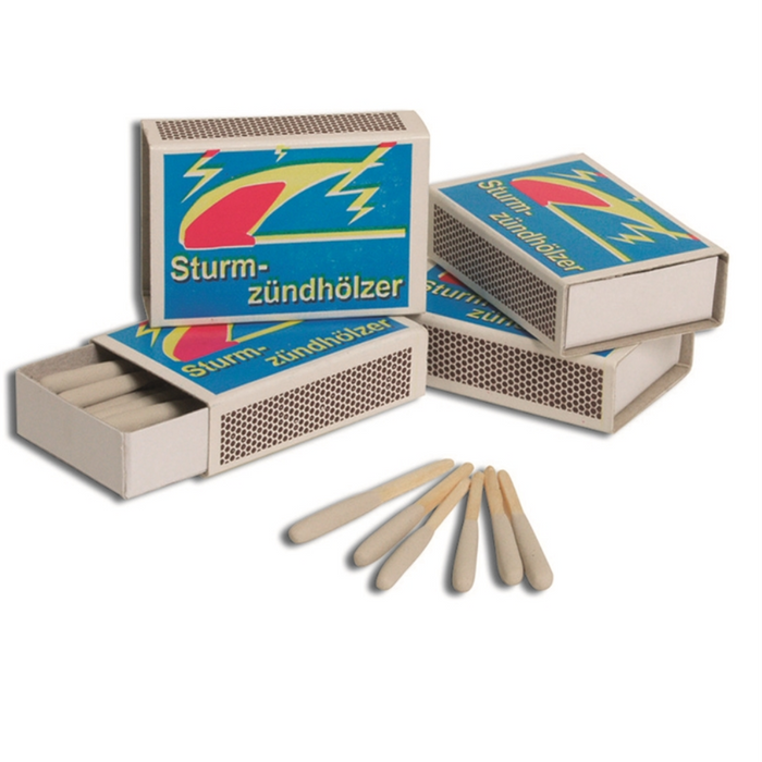 MIL-TEC Windproof Storm Matches 20 Pack Camping Hiking Outdoor Fire Starting - GoMilitar