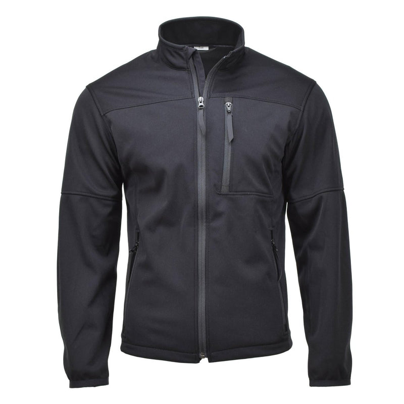 Military style windstopper jacket windproof gore - tex membrane waterproof black - GoMilitar