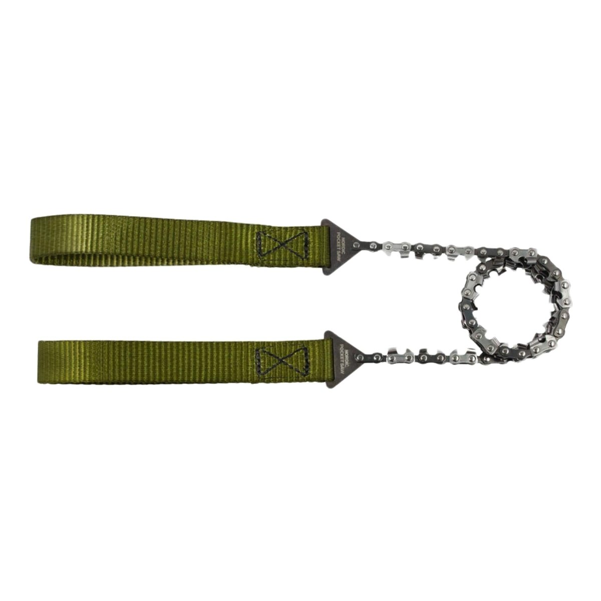 Nordic Pocket Saw Manijas verdes de calidad de motosierra manual de emergencia de emergencia al aire libre