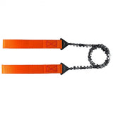 NORDIC POCKET SAW tragbares Survival-Werkzeug hochwertige Wander-Kettensäge orange Griffe