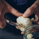 Opinel Navaja de Bolsillo N°07 Castaño Ajo Hoja 12C27 Mango Nogal