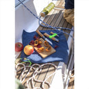 Opinel Nomand kookset outdoor 5-delig mesbord handdoek reisset blauw