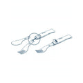 Opinel Picnic+ N°08 Besteckset Klappmesser Löffel Gabel Camping Buche
