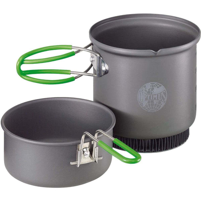 OPTIMUS CRUX WEEKEND HE Cook Pot Cup System Fornello da campeggio Escursionismo Set da cucina - GoMilitar