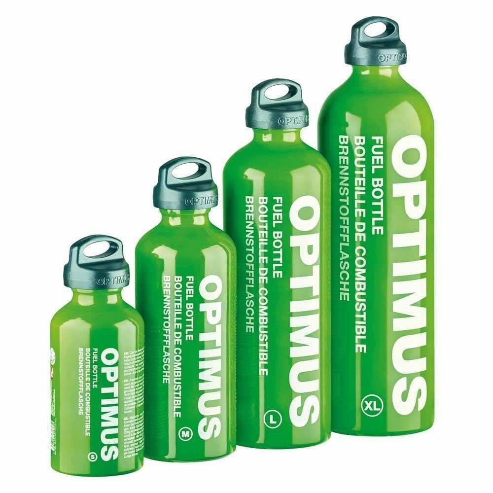 OPTIMUS FUEL BOTTLE Liquid Fuels Stove Size .4L .6L 1L  1.5L Child Safetey Cap