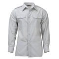 Camisas clásicas del ejército austriaco original uniforme de manga larga gris nuevo nuevo