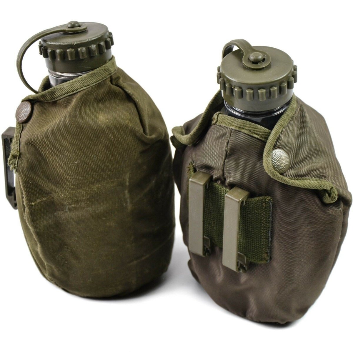 Original Austrian Army Drinking Flask Water Bottle Military Canteen pot pouch