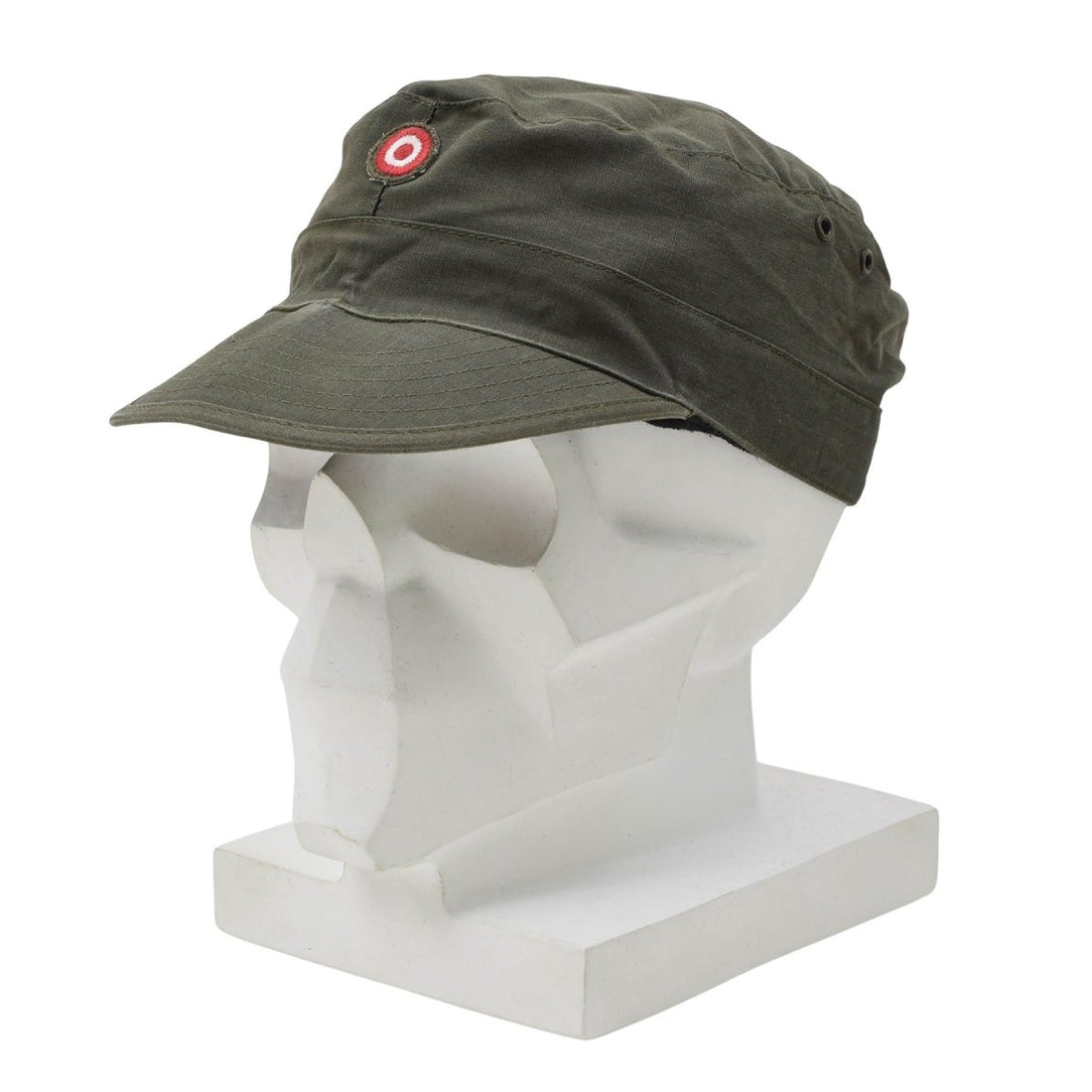 Originele Oostenrijkse leger KAZ03 gevechtspet Ripstop militair uitgegeven olijfgroen gebruikt