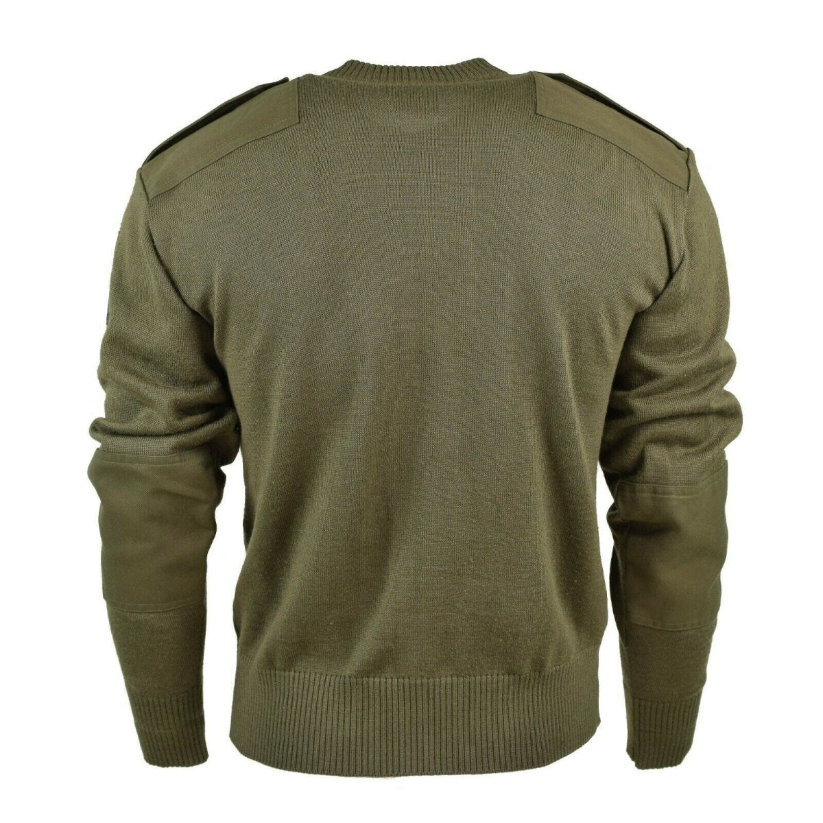 Original Pullover Pullover Pullover Jumper Commando Olive OD Wool Swater Nuovo