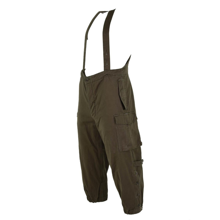 Pantalones térmicos originales del ejército austríaco Bundeswehr pantalones con tirantes para clima frío - GoMilitar