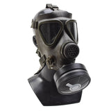 Original juego de máscara de gas militar austriaca Drager con fines decorativos, color oliva