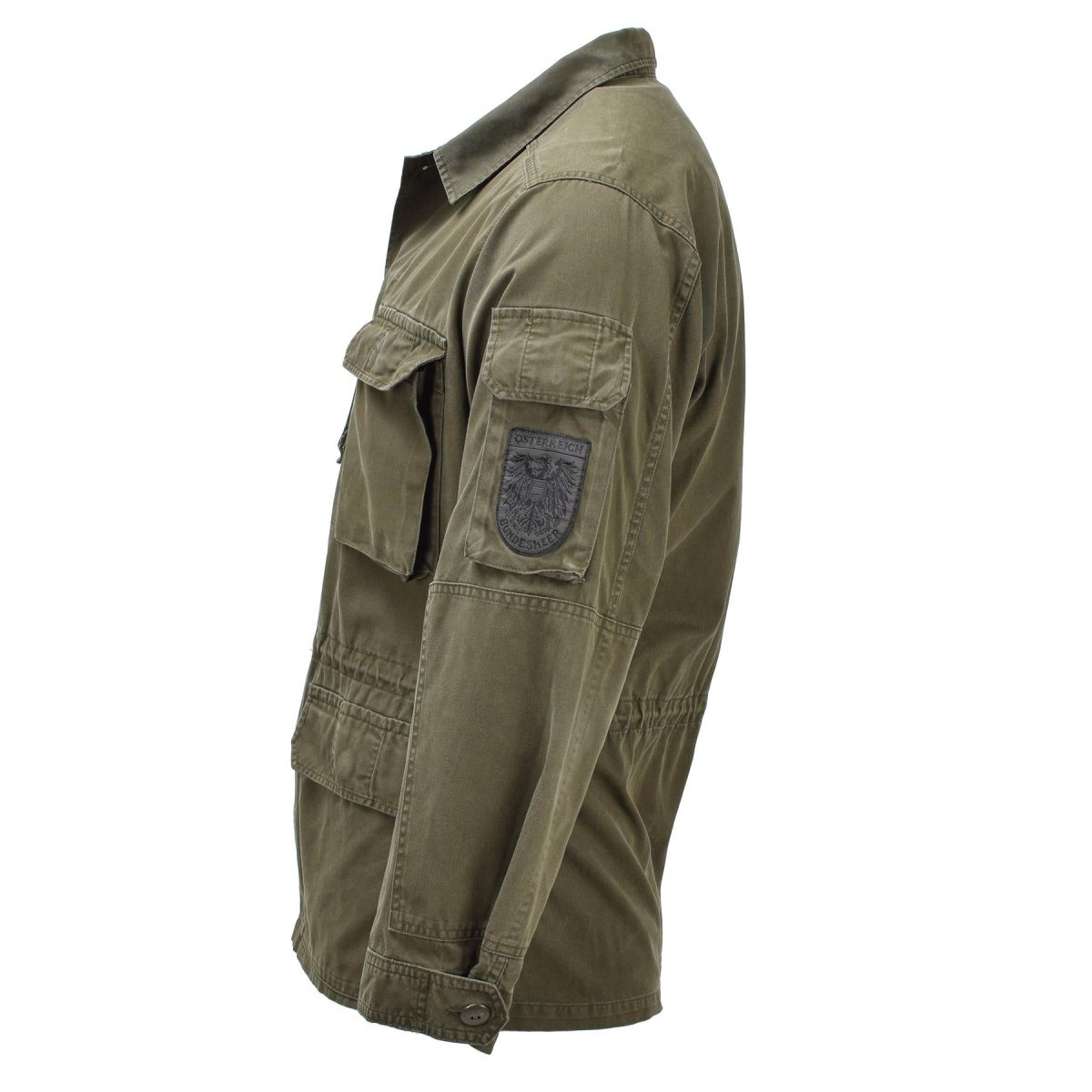 Blochl Brand Austrian Military style fleece jacket high neck full zip breathable