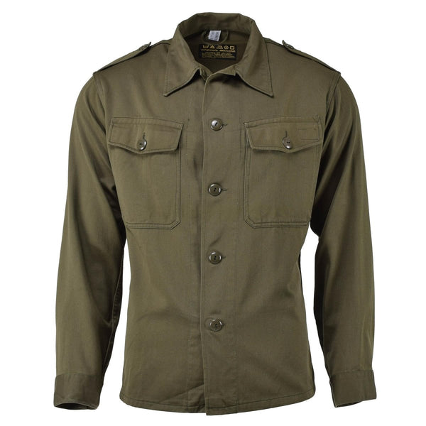 Austrian army field shirt Original Austrian military olive long sleeve -  GoMilitar