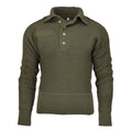 Original Österreichischer Militärpullover mit verstärkten Ellenbogen, Blouson, Rippenstrickpullover