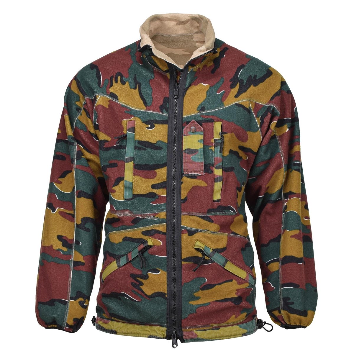 Original Belgian military sweater fleece windstopper softshell hiking jacket NEW