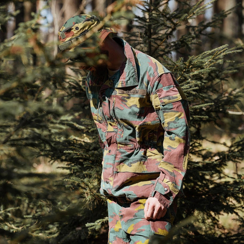 Original belgische Armee Militär Kampf M90 Feldjacke Parka JIGSAW CAMO Überschuss