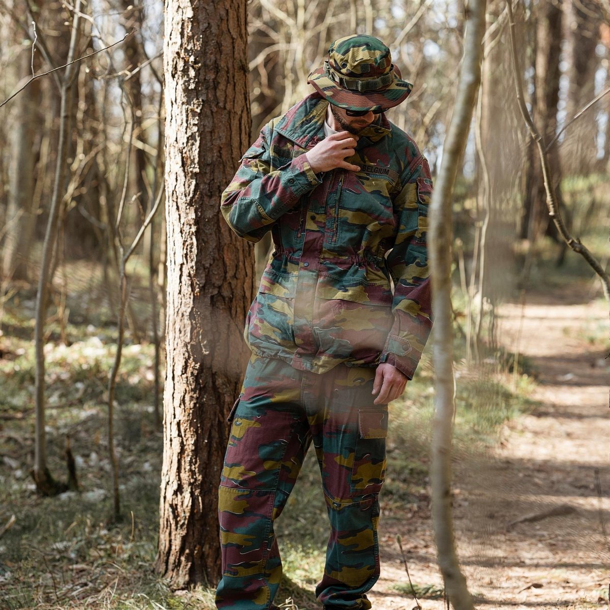 Origineel Belgisch leger Militaire gevechten M90 Field Pants Jigsaw broek Surplus