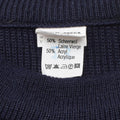 Pull militaire belge original en tricot chaud bleu, surplus de l'armée NEUF
