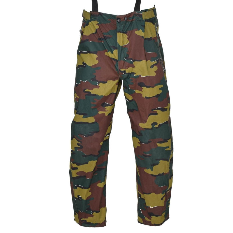 Pantaloni impermeabili militari originali pantaloni impermeabili belgi puzzle camo seyntex pioggia GoMilitar