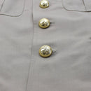 Original Belgium Military Formal Jacket Metal Buttons Shoulder Epaulettes Khaki - GoMilitar