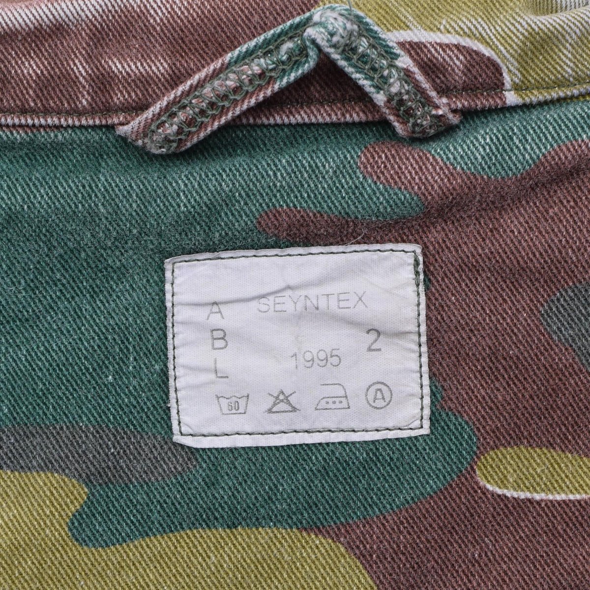 Original Bélgica Militar M56 Jigsaw Camuflage Camuflage Field Combat Troops Ejército
