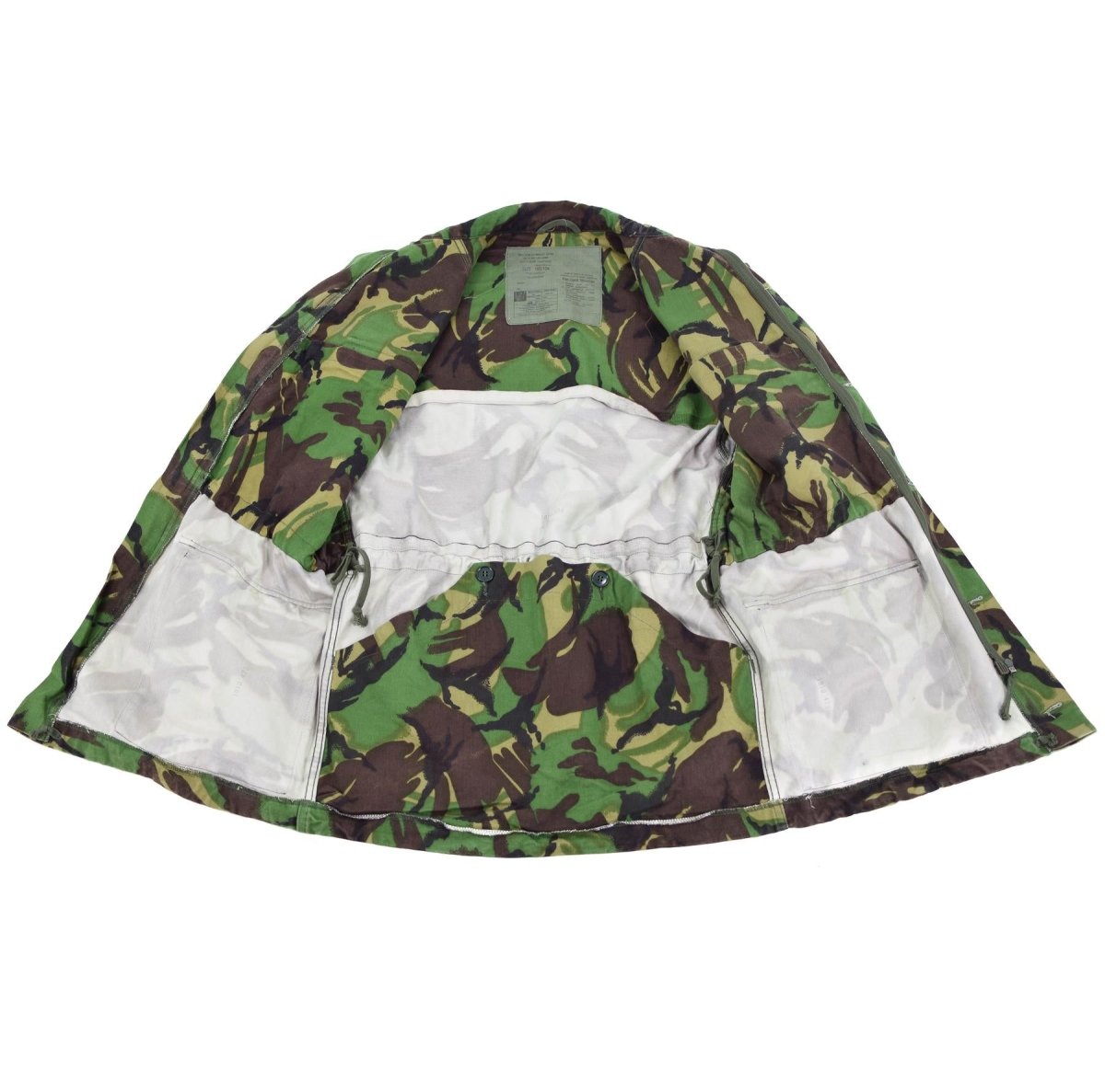 Giacca dell'esercito britannico originale BDU Combat Smaccino Freddo freddo Emissione militare