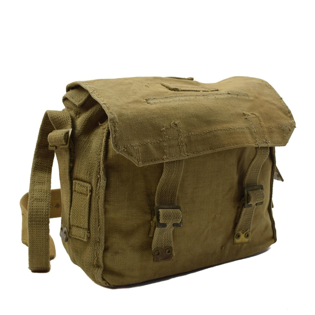 Original britische Armee M37 Umhängetasche Canvas Field Haversack Pack Khaki