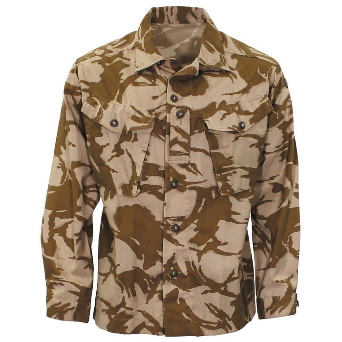 Original British army military combat Desert field jacket shirt lightweight NEW - GoMilitar