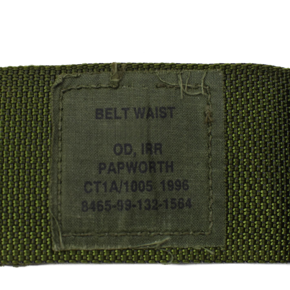 Ceinture de taille tactique originale PLCE de l'armée britannique, vert Olive réglable