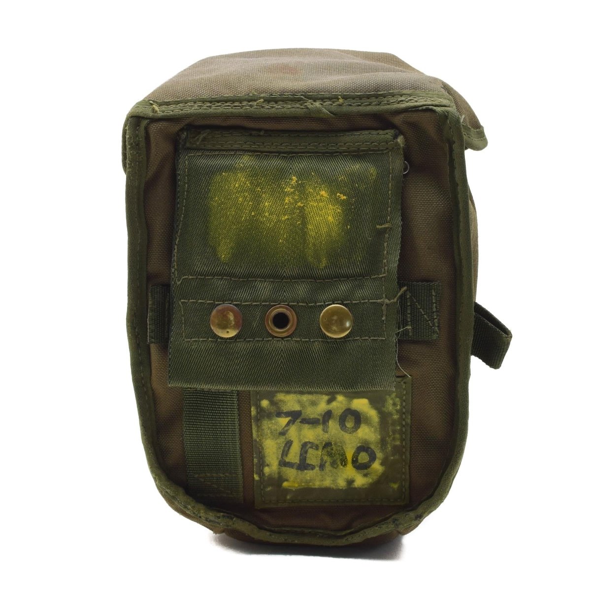 Original British Military 1L Feldflasche mit Schraubdeckel, Vintage-Beutel inklusive Olive