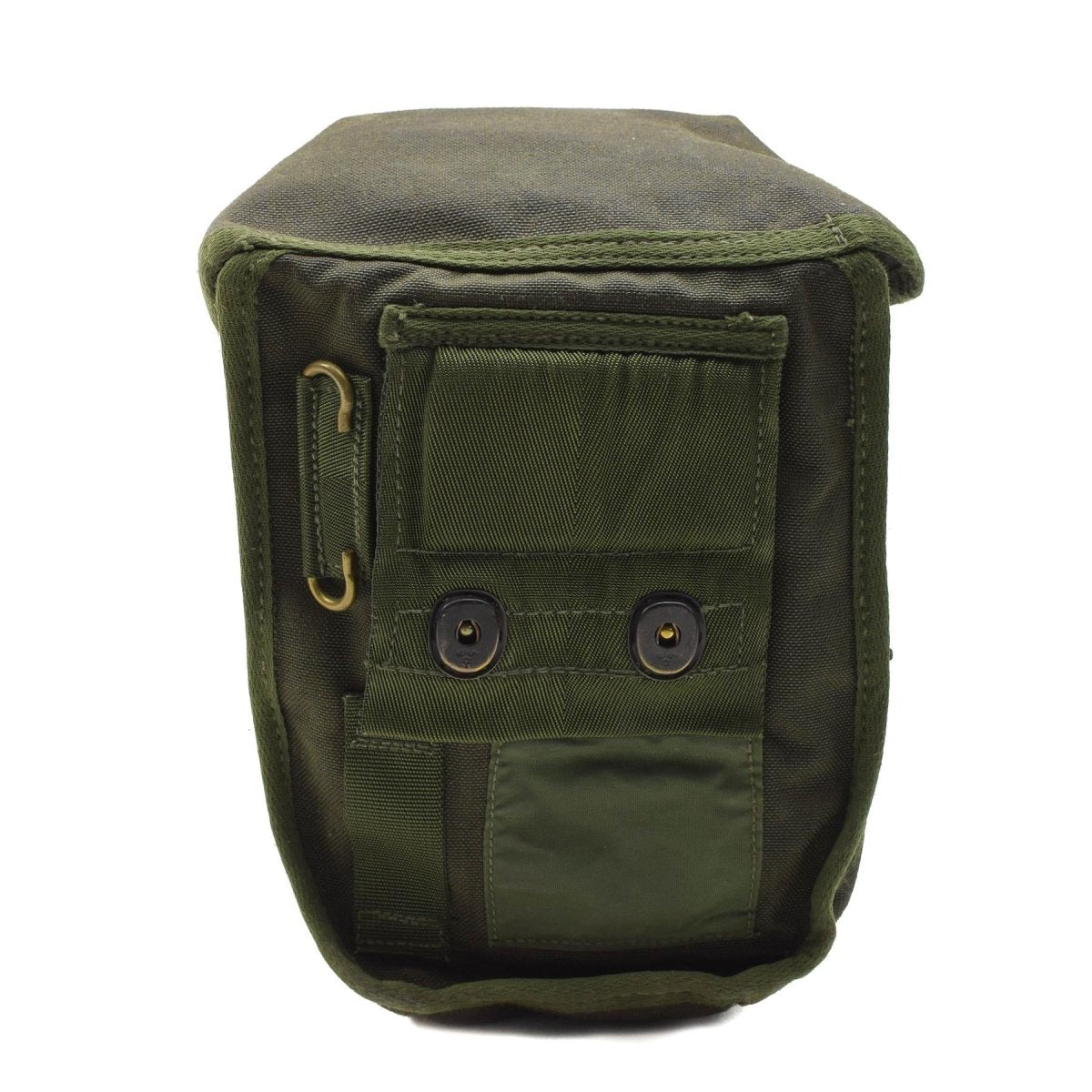Original British Military 1L Feldflasche mit Schraubdeckel, Vintage-Beutel inklusive Olive