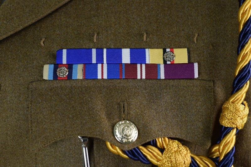 Oryginalny brytyjska wojskowa kurtka formalna mundur wojskowy Khaki nowy