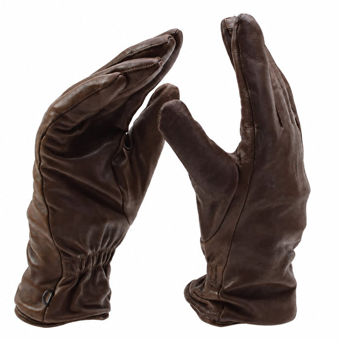 Original British Military Leather Gloves MK II Combat Lining Brown - GoMilitar