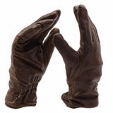 Guantes de cuero militares británicos originales MK II Forro de combate Marrón