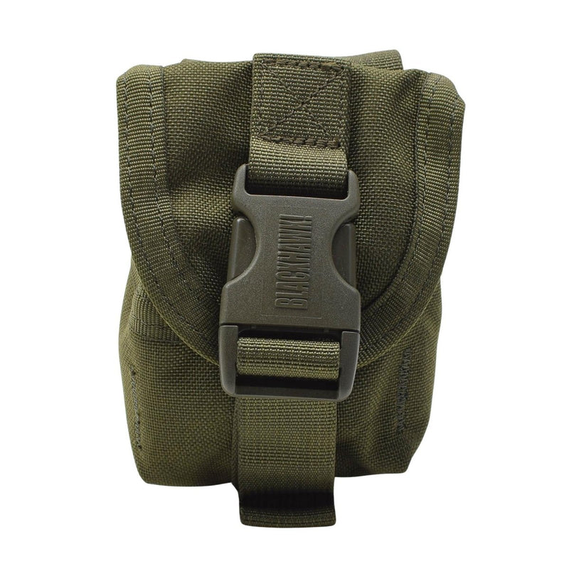 Original British Military single grenade pouch Molle tactical bag field Olive - GoMilitar