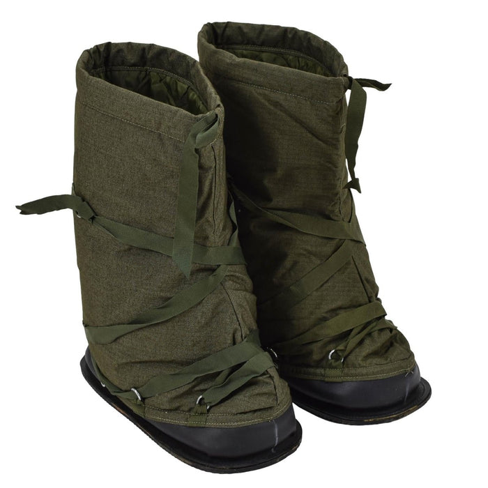 Copriscarpe Termici Originali Militari Britannici Idrorepellenti Suola Antiscivolo Oliva - GoMilitar