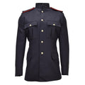 Original British Military Tunic Formal Jacket Wool Metal Buttons Black
