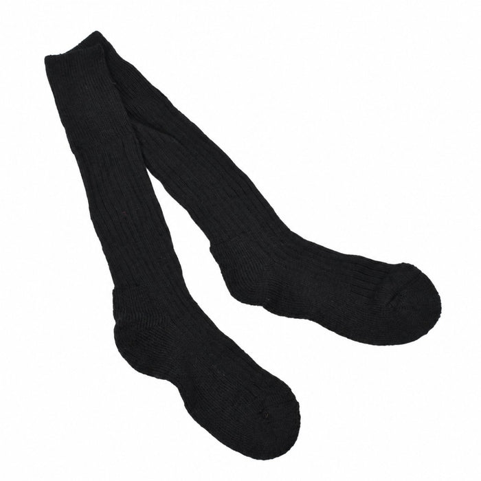 Original British Military Winter Socks Warm Ribbed Knit EU 39–40 Black - GoMilitar