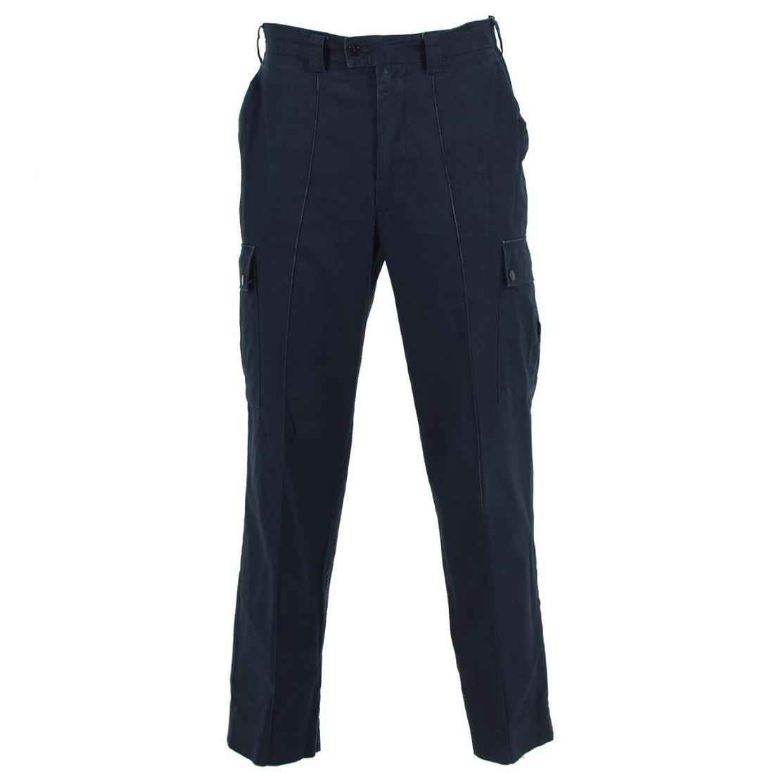 Pantalon de police britannique original, pantalon d'uniforme durable en ripstop bleu excédentaire