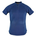 T-shirt della polizia britannica originale Blu Materiale traspirante con zip Guard Shirt