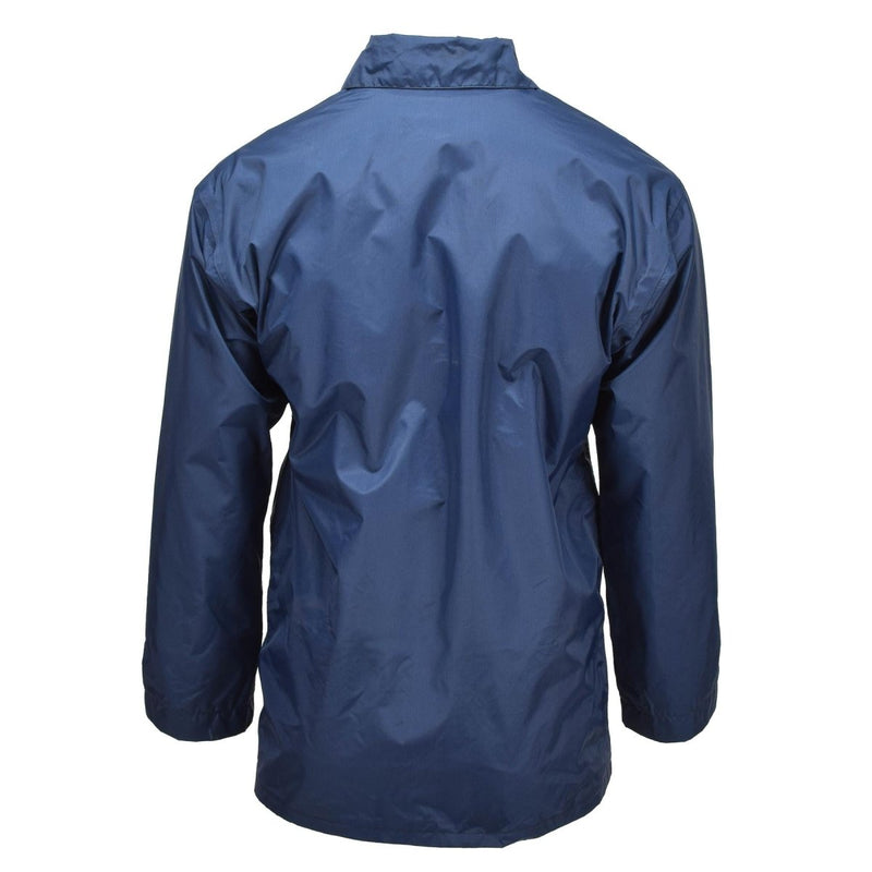 Original British RAF jacket waterproof foul weather parka lined raincoat blue